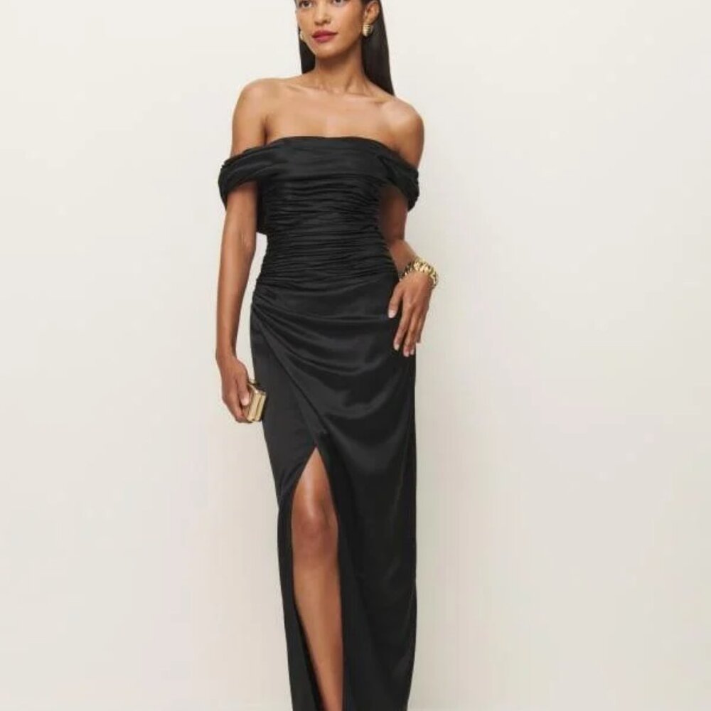 Reformation Parand Dress - Black | Size 10